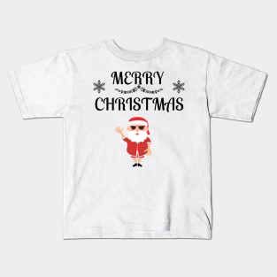 Australian Christmas Cool Santa Kids T-Shirt